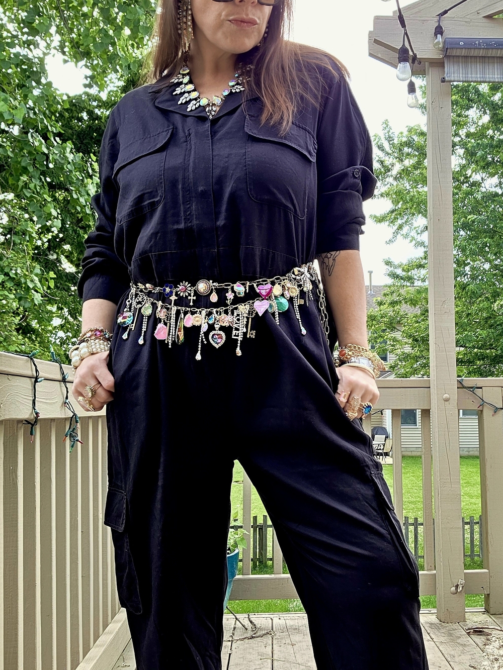 Women's Utility Jumpsuit - Black